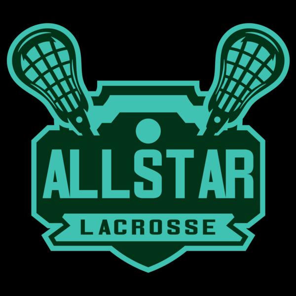 All stars Lacrosse Logo Template Thumbnail
