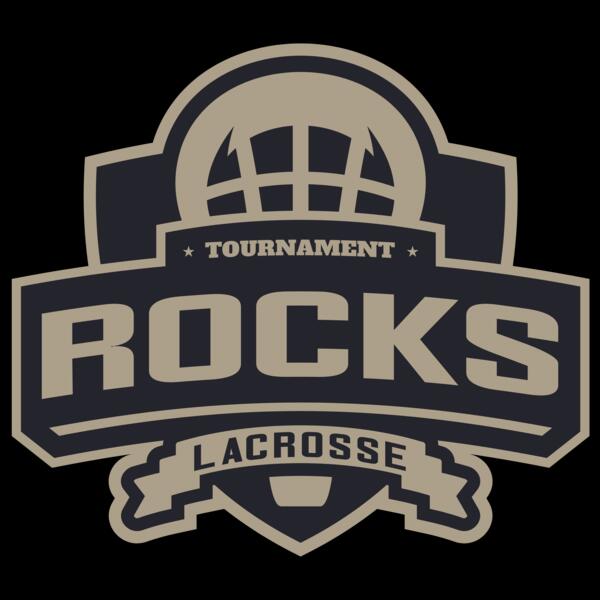 Rocks Tournament Lacrosse Logo Template Thumbnail