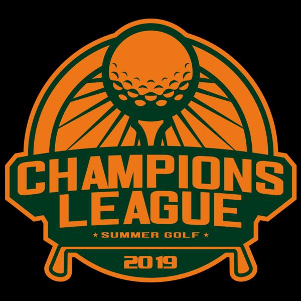 Champions League Summer Golf logo template Thumbnail