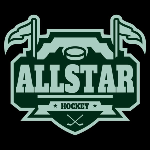 All Star Hockey Tournament logo template 02 Thumbnail